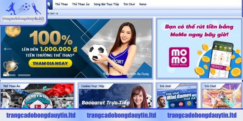 Giao diện chuẩn quốc tế tại SBOBET